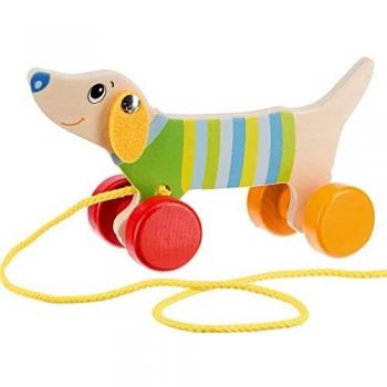 Ziehtier Hund im Vintage-Design