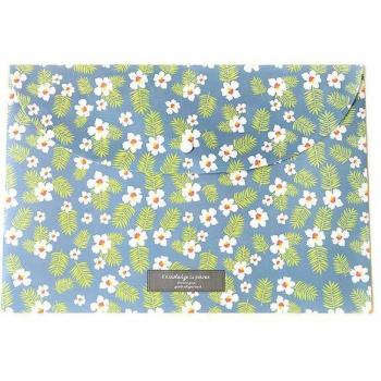 Maletín Floral A4, Carpeta Resistente para Papelería y Suministros de Oficina