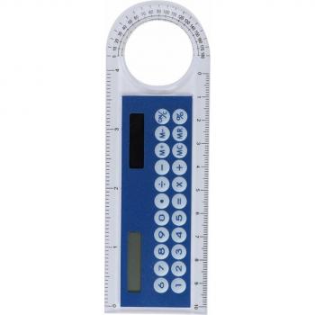 Solar Energy Mini 8-Digit Pocket Calculator with Magnifying Glass and 10cm Ruler