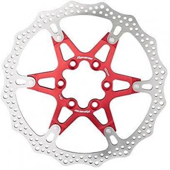 Reverse 180mm 6-Loch Alu/Stahl Scheibe Rot