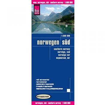 Reise Know-How Landkarte Norwegen, Süd / Norway, South (1:500.000)