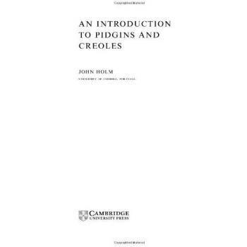 Ingles otros  introduction pidgins and creoles hb  cambridge