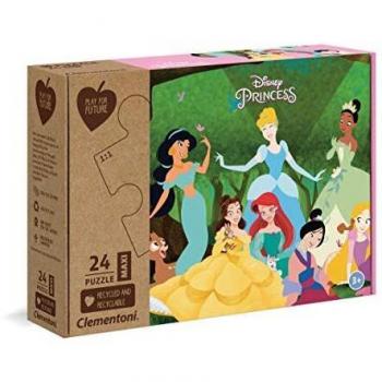 Clementoni Puzzle per bambini 3+ Disney Princess 24 pezzi