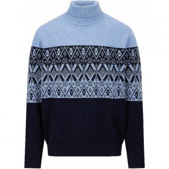 Hochwertiger Wollpullover mit Rollkragen von Fynch-Hatton in Marine für Herren, Größe XXXL