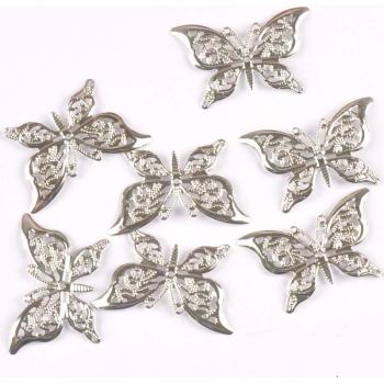 Papillons à Filigrane pour Scrapbook et Bijouterie