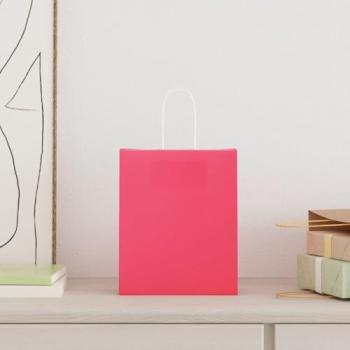 Bolsa de Papel Kraft VidaXL 50 uds – 18x8x22 cm (Verde)