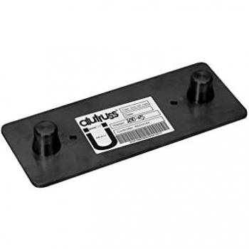 Alutruss DECOLOCK DQ2-WPM MALE Sw Piastra a Muro, Colore Nero