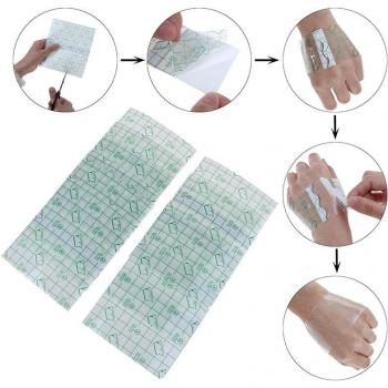 10PCS Anti-Allergic Waterproof Clear Tape for Shower & Bath, 12cm x 12m