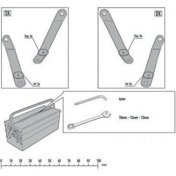 Givi A8100A Kit de Anclaje para Peugeot Tweet 50-125-150