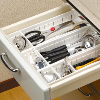 Versatile Kitchen Drawer Organizer with Free Dividers