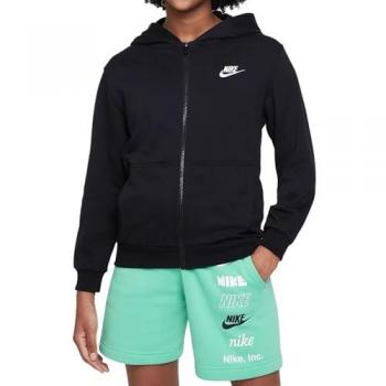 Camicia Nike Club Unisex Nero Pile di Cotone