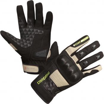 Guanti da Motocicletta Modeka Fuego Donna Nero/Beige M