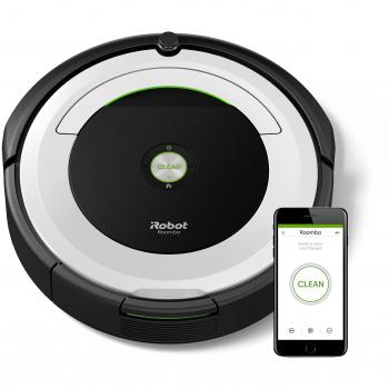 IRobot Roomba 691 Saugroboter (hohe Reinigungsleistung mit Dirt Detect, reinigt alle Hartböden und Teppiche, geeignet bei Tierhaaren, WLAN-fähig) grün