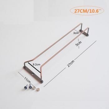 Stainless Steel Gold Wire Hanging Cup Holder