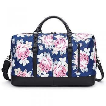 Sac d’Escapade EverVanz avec Bandoulière et Liserés Cuir