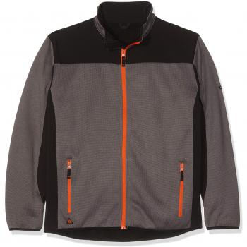 Chaqueta técnica gris/naranja XL