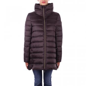 Cappotto Donna Save The Duck Lydia in Nylon Marrone