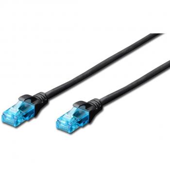 Digitus DK-1512-200/BL Cable de red U/UTP 20m Negro