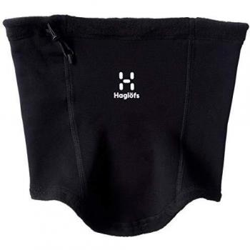 Faja cervical tubular Haglöfs Negro Verdadero, un solo tamaño