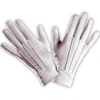 WIDMANN Hand-Accessoires: Weiße Clown-Handschuhe (4638B) – Einheitsgröße