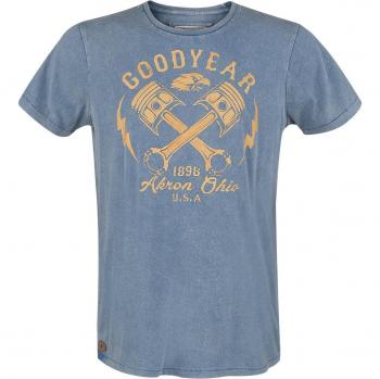 Goodyear Slim Fit Meaford T-Shirt für Männer – hellblau, M