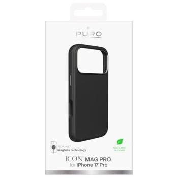 Puro Black Pro Icon Magnetic Silicone Case