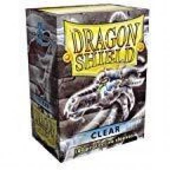 Dragon Shield Clear Classic Standard Size Sleeves (100) for One Piece/Digimon/Pokemon cards