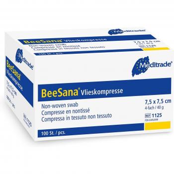 MediTrade BeeSana® 5 x5 cm Vlieskompresse – 6‑fach Packung