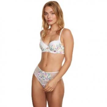 Brasero ampliforme en coque moulée, finition blanche