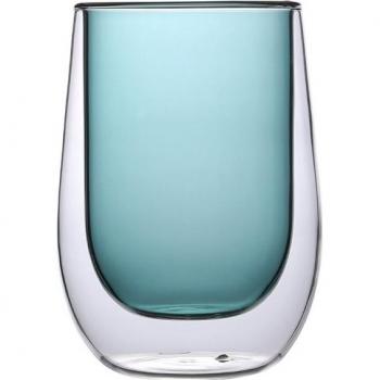 High-Temperature Resistant Double Layer Glass Mug 400ml