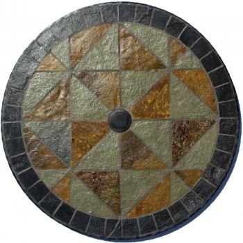 Europa Leisure Tobarra Bistro Table with Earthy Tones Finish