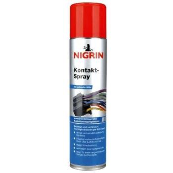 NIGRIN Kontakt-Spray für Elektronik, zur Reinigung und Schutz von elektronischen Kontakten, 400 ml