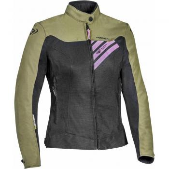 Ixon Orion Veste textile de moto dames Noir Vert XL