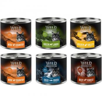 Wild Freedom Adult Box 12x400 g – Wide Country, Pollo Puro
