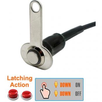 Adjustable LED Motorcycle Switch for Headlight Fog Light Horn Start Kill Waterproof DC12V