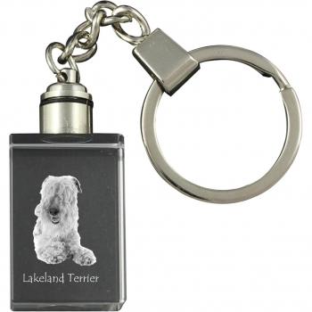 Breloc iluminado con imagen de Lakeland Terrier