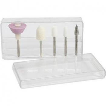 3pcs Carborundum Grinding Heads for Nail Art and Pedicure