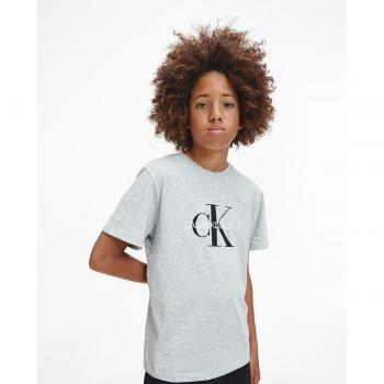 Camiseta de Niños Calvin Klein en Color Gris