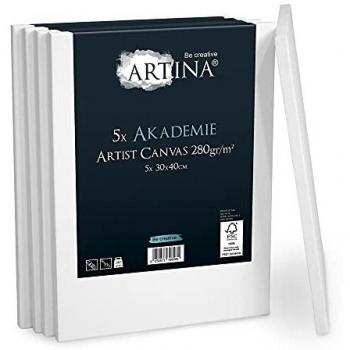Artina Akademie Châssis entoilés en bois FSC 30x40 cm