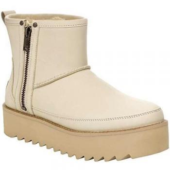 UGG Unisex Classic Rebel Biker Sneaker Mini, Knochen, EU 38