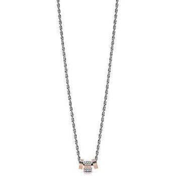 Joyas Guess: Collar de Acero e Iridiscente Circonita