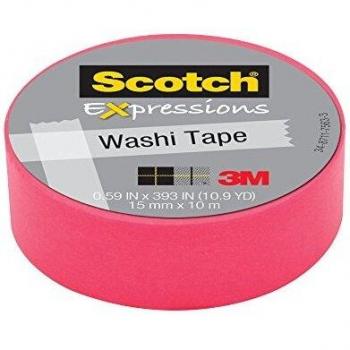 Cinta washi rosa 15 x 10m