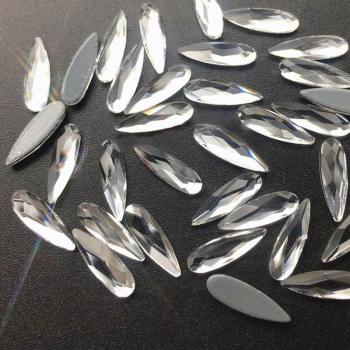 Dekorative Kristall Tränen 2x6mm