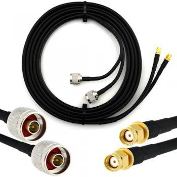 Rallonge WiFi 3m Coaxiale RP-SMA à N Male