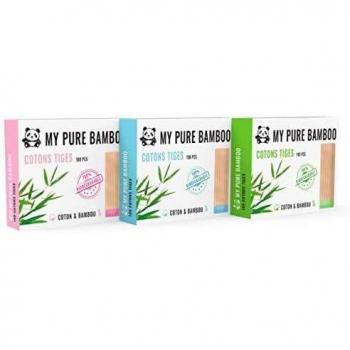 PureBamboo Tiges de Coton