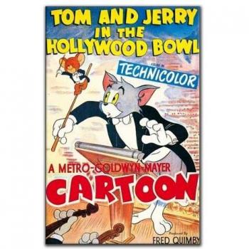 Artopweb EC20287 – Métro Goldwyn Mayer : Tom et Jerry en bois multicolore (36×40)