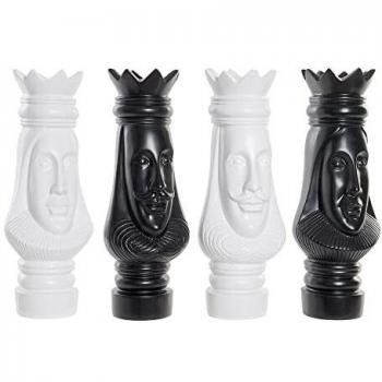 Deko-Objekt DKD Home Decor Schachfiguren (4er Set) aus Harz, 13 x 13 x 40 cm