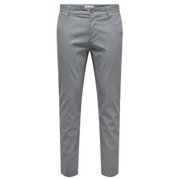 Mark Pete Slim Dobby: Pantalón chino gris de Only & Sons