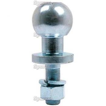 Heavy Duty 50 mm Chrome Ball Hitch Pin – 19 mm