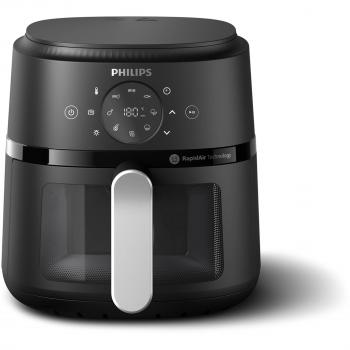 Philips Airfryer 2000 Serie NA211/00 – 3,2 l, Schwarz‑Silber